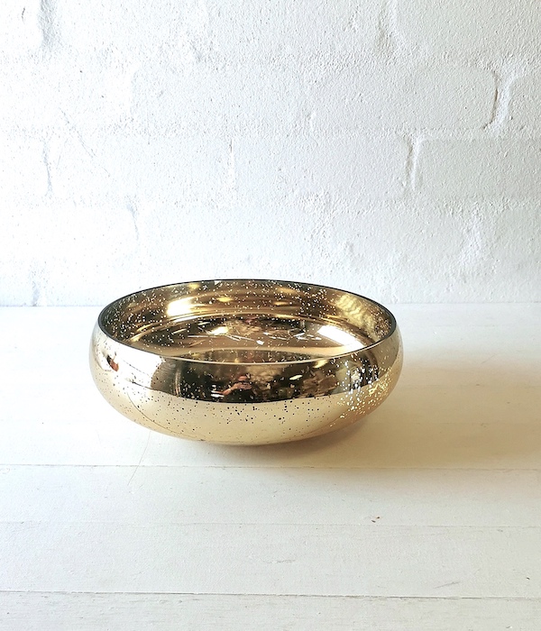 Confetti Mirror Bowl Gold - <p style='text-align: center;'>R 100</p>